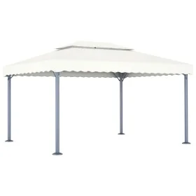 Cremefarbener Aluminiumpavillon 400x300 cm von vidaXL, Zelte und Pavillons - Ref: Foro24-48062, Preis: 381,85 €, Rabatt: %