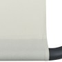 Tumbona de jardín tela blanco crema de vidaXL, Camas para exteriores - Ref: Foro24-48074, Precio: 90,48 €, Descuento: %
