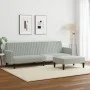 Zweiteilige Sofagarnitur aus hellgrauem Samt von , Sofas - Ref: Foro24-3216280, Preis: 339,79 €, Rabatt: %