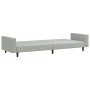 Zweiteilige Sofagarnitur aus hellgrauem Samt von , Sofas - Ref: Foro24-3216280, Preis: 343,97 €, Rabatt: %