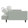 Zweiteilige Sofagarnitur aus hellgrauem Samt von , Sofas - Ref: Foro24-3216280, Preis: 343,97 €, Rabatt: %