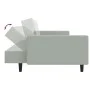 Zweiteilige Sofagarnitur aus hellgrauem Samt von , Sofas - Ref: Foro24-3216280, Preis: 339,79 €, Rabatt: %