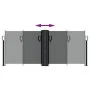 Anthracite gray retractable side awning 100x1000 cm by , Umbrellas - Ref: Foro24-4004688, Price: 133,46 €, Discount: %