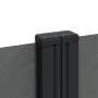 Anthracite gray retractable side awning 100x1000 cm by , Umbrellas - Ref: Foro24-4004688, Price: 133,46 €, Discount: %