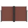 Toldo lateral retráctil marrón 140x1000 cm de , Sombrillas - Ref: Foro24-4004719, Precio: 127,96 €, Descuento: %