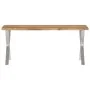 Banco con borde natural madera de acacia maciza 105 cm de , Bancos - Ref: Foro24-372758, Precio: 94,25 €, Descuento: %