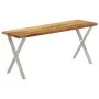 Banco con borde natural madera de acacia maciza 105 cm de , Bancos - Ref: Foro24-372758, Precio: 94,25 €, Descuento: %