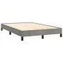 Light gray velvet bed frame 120x190 cm by , Beds and slatted bases - Ref: Foro24-379502, Price: 118,77 €, Discount: %