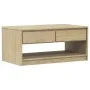 Mesa de centro SAUDA madera maciza pino color roble 99x55x45 cm de , Mesas de centro - Ref: Foro24-377598, Precio: 121,65 €, ...
