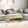 SAUDA Couchtisch aus massivem eichenfarbenem Kiefernholz 99x55x45 cm von , Couchtisch - Ref: Foro24-377598, Preis: 121,65 €, ...