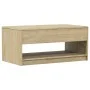 Mesa de centro SAUDA madera maciza pino color roble 99x55x45 cm de , Mesas de centro - Ref: Foro24-377598, Precio: 121,65 €, ...