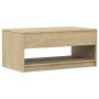SAUDA coffee table solid oak-colored pine wood 99x55x45 cm by , Coffee table - Ref: Foro24-377598, Price: 123,59 €, Discount: %