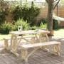 Garden dining set 3 pieces solid fir wood by , Garden sets - Ref: Foro24-3207137, Price: 353,99 €, Discount: %