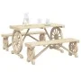 Garden dining set 3 pieces solid fir wood by , Garden sets - Ref: Foro24-3207137, Price: 362,43 €, Discount: %