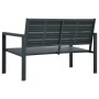Graue HDPE-Gartenbank in Holzoptik, 120 cm von vidaXL, Gartenbänke - Ref: Foro24-47874, Preis: 178,04 €, Rabatt: %