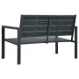 Graue HDPE-Gartenbank in Holzoptik, 120 cm von vidaXL, Gartenbänke - Ref: Foro24-47874, Preis: 154,48 €, Rabatt: %