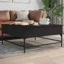 Couchtisch aus Holzwerkstoff und schwarzem Metall, 95 x 95 x 45 cm von , Couchtisch - Ref: Foro24-3217064, Preis: 123,13 €, R...