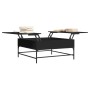 Couchtisch aus Holzwerkstoff und schwarzem Metall, 95 x 95 x 45 cm von , Couchtisch - Ref: Foro24-3217064, Preis: 124,97 €, R...