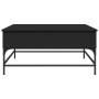 Couchtisch aus Holzwerkstoff und schwarzem Metall, 95 x 95 x 45 cm von , Couchtisch - Ref: Foro24-3217064, Preis: 124,97 €, R...