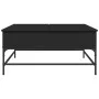 Couchtisch aus Holzwerkstoff und schwarzem Metall, 95 x 95 x 45 cm von , Couchtisch - Ref: Foro24-3217064, Preis: 123,13 €, R...