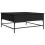 Couchtisch aus Holzwerkstoff und schwarzem Metall, 95 x 95 x 45 cm von , Couchtisch - Ref: Foro24-3217064, Preis: 124,97 €, R...