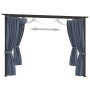Gazebo with anthracite gray steel curtains 3x3 m by vidaXL, Tents and gazebos - Ref: Foro24-48051, Price: 376,82 €, Discount: %