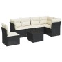7-piece garden dining set and black synthetic rattan cushions by , Garden sets - Ref: Foro24-3249545, Price: 417,91 €, Discou...