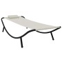Cremefarbene Gartenliege aus Stahl, 200 x 90 cm von vidaXL, Betten im Freien - Ref: Foro24-48080, Preis: 76,58 €, Rabatt: %