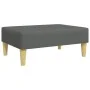 2-Sitzer-Schlafsofa mit Hocker aus dunkelgrauem Stoff von , Sofas - Ref: Foro24-3216228, Preis: 313,29 €, Rabatt: %