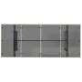 Garden table surface glass PE rattan light gray 190x80x74 cm by , Garden tables - Ref: Foro24-365308, Price: 182,08 €, Discou...