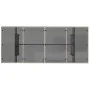 Mesa jardín superficie vidrio ratán PE gris claro 190x80x74 cm de , Mesas de jardín - Ref: Foro24-365308, Precio: 178,78 €, D...