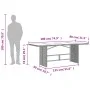 Mesa jardín superficie vidrio ratán PE gris claro 190x80x74 cm de , Mesas de jardín - Ref: Foro24-365308, Precio: 178,78 €, D...