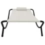 Cremefarbene Gartenliege aus Stahl, 200 x 90 cm von vidaXL, Betten im Freien - Ref: Foro24-48080, Preis: 75,63 €, Rabatt: %