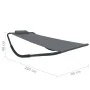 Sonnenliege aus grauem Stahl 200x90 cm von vidaXL, Betten im Freien - Ref: Foro24-48085, Preis: 82,47 €, Rabatt: %