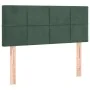 Cama box spring con colchón terciopelo verde oscuro 120x190 cm de , Camas y somieres - Ref: Foro24-3269840, Precio: 378,97 €,...