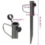 Parasol supports with spikes 2 pcs galvanized steel 19x42 cm by , Parasol accessories - Ref: Foro24-4003382, Price: 24,70 €, ...
