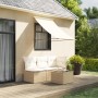 Einziehbare Markise aus cremefarbenem Stoff und Stahl, 150 x 150 cm von , Markisen - Ref: Foro24-368758, Preis: 43,79 €, Raba...