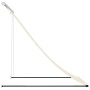 Toldo retráctil de tela y acero crema 150x150 cm