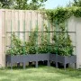 Pflanzgefäß mit blaugrauem PP-Gitter 160x120x142,5 cm von , Töpfe und Pflanzgefäße - Ref: Foro24-367966, Preis: 112,66 €, Rab...