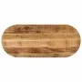 Oval table top solid rough mango wood 110x50x3.8cm by , Table tops - Ref: Foro24-370117, Price: 86,96 €, Discount: %