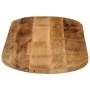 Oval table top solid rough mango wood 110x50x3.8cm by , Table tops - Ref: Foro24-370117, Price: 86,96 €, Discount: %