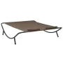 Brown fabric garden lounger by vidaXL, Outdoor beds - Ref: Foro24-48075, Price: 87,01 €, Discount: %