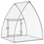 Jaula para conejos acero galvanizado plateado 100x105x120 cm de , Jaulas y habitáculos para animales pequeños - Ref: Foro24-3...