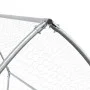 Jaula para conejos acero galvanizado plateado 100x105x120 cm de , Jaulas y habitáculos para animales pequeños - Ref: Foro24-3...