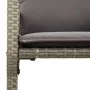 Küchenhocker mit Kissen 2 Stück graues synthetisches Rattan von , Gartenstühle - Ref: Foro24-368707, Preis: 198,04 €, Rabatt: %