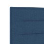 Estructura de cama con cabecera Azul 120 x 200 cm tela