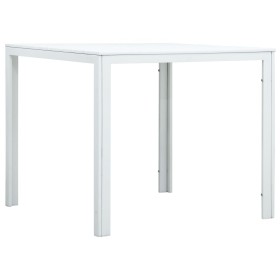 HDPE-Couchtisch mit Holzoptik weiß 78x78x74 cm von vidaXL, Couchtisch - Ref: Foro24-47881, Preis: 84,12 €, Rabatt: %