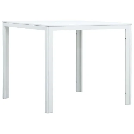 HDPE-Couchtisch mit Holzoptik weiß 78x78x74 cm von vidaXL, Couchtisch - Ref: Foro24-47881, Preis: 76,86 €, Rabatt: %