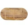 Oval table top solid mango wood 100x40x3.8 cm by , Table tops - Ref: Foro24-370134, Price: 62,82 €, Discount: %