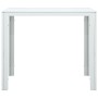 HDPE-Couchtisch mit Holzoptik weiß 78x78x74 cm von vidaXL, Couchtisch - Ref: Foro24-47881, Preis: 84,12 €, Rabatt: %